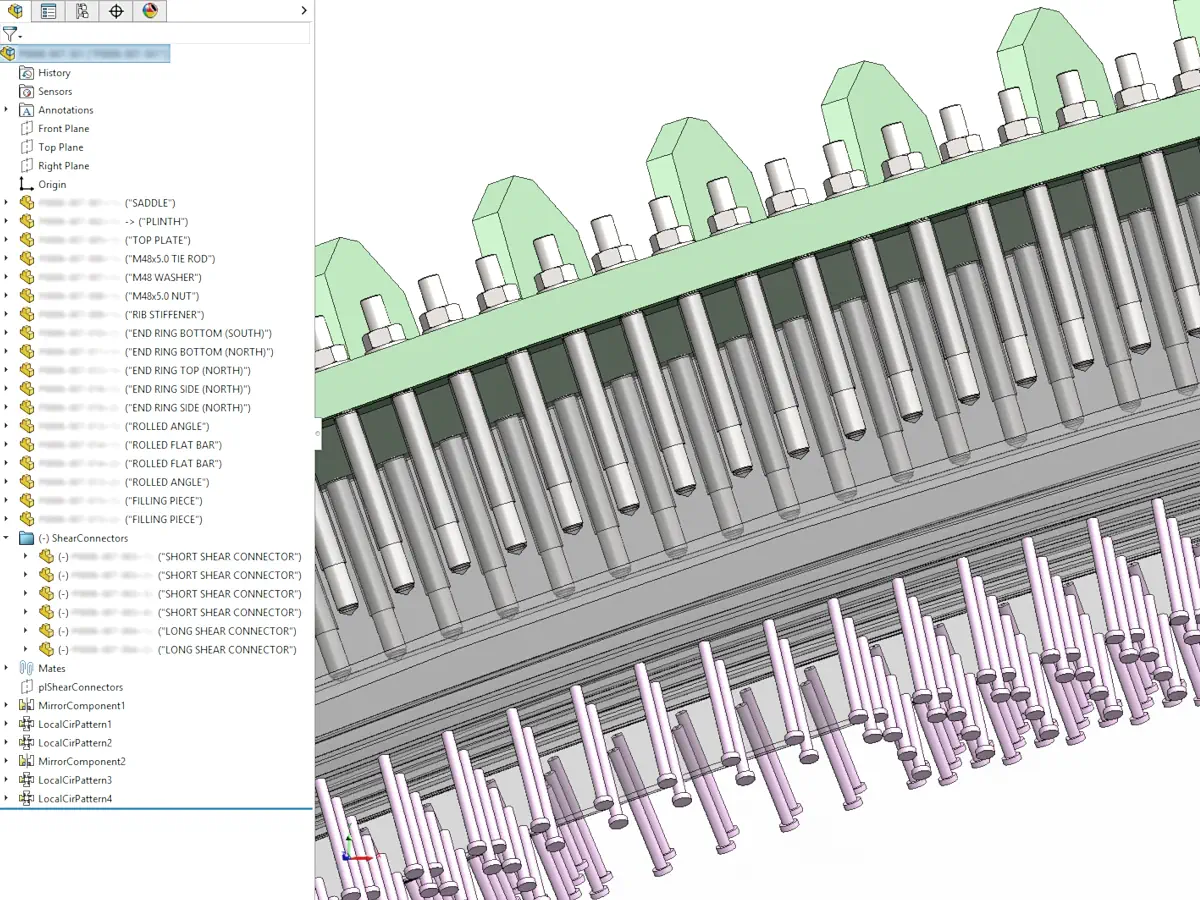 Example 3D model view from the bid-stage package