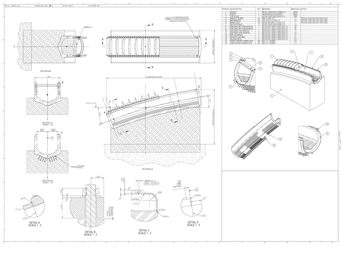 Example 3D model view from the bid-stage package